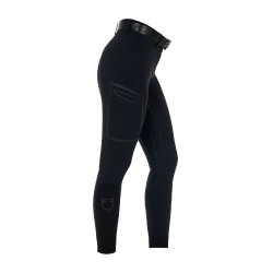 Damen-Slim-Fit-Hose mit hoher Taille Equestro Ridertechnology Full Grip