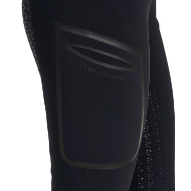 Damen-Slim-Fit-Hose mit hoher Taille Equestro Ridertechnology Full Grip