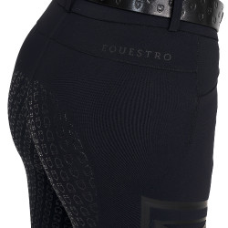Damen-Slim-Fit-Hose mit hoher Taille Equestro Ridertechnology Full Grip