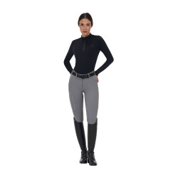 Damenhose Slim Fit mit hohem Bund Equestro Ridertechnology mit verschweißten Nähten