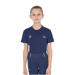 Unisex-Kinder-T-Shirt Slim Fit Equestro X Fise