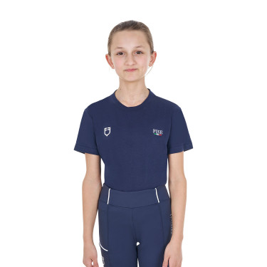 Unisex-Kinder-T-Shirt Slim Fit Equestro X Fise