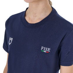 Unisex-Kinder-T-Shirt Slim Fit Equestro X Fise