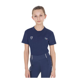 Unisex-Kinder-T-Shirt Slim Fit Equestro X Fise