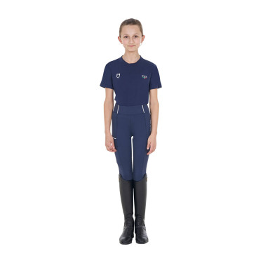 Unisex-Kinder-T-Shirt Slim Fit Equestro X Fise
