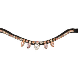 Stirnband mit Strass Tropfenform