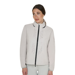 Damen-Softshell mit Logo auf dem Rücken