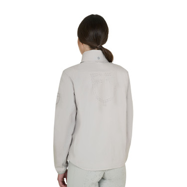 Damen-Softshell mit Logo auf dem Rücken