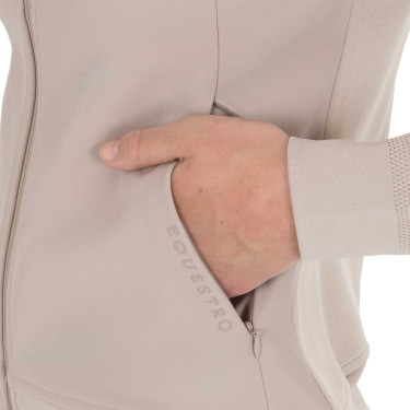 Damen-Funktionshoodie mit Kapuze und Micro-Mesh-Einsätzen