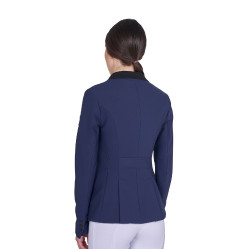 Damen-Turnierjacke mit Reißverschluss und Knöpfen