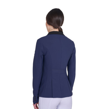Damen-Turnierjacke mit Reißverschluss und Knöpfen