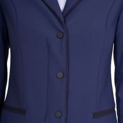 Damen-Turnierjacke mit Reißverschluss und Knöpfen