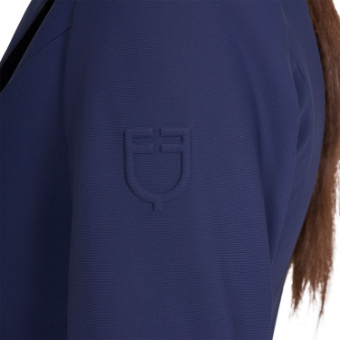 Damen-Turnierjacke mit Reißverschluss und Knöpfen