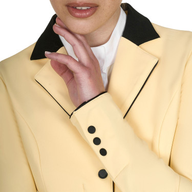 Damen-Turnierjacke mit Reißverschluss und Knöpfen