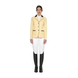 Damen-Turnierjacke mit Reißverschluss und Knöpfen