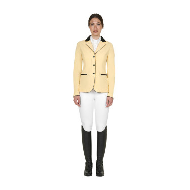 Damen-Turnierjacke mit Reißverschluss und Knöpfen