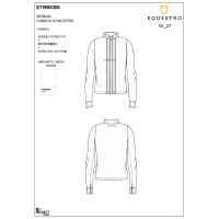 Damenwettkampf-Poloshirt Damen Reitturnier-Hemd