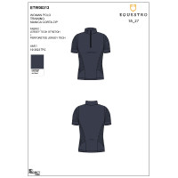 Damen-Trainingstshirt aus technischem Gewebe mit Mikroperforationen