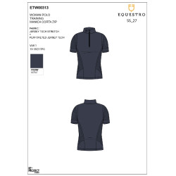 Damen-Trainingstshirt aus technischem Gewebe mit Mikroperforationen