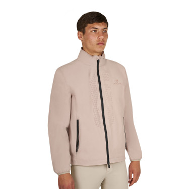 Herren-Softshell mit Logo auf dem Rücken