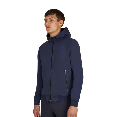 Herren-Kapuzenpullover mit verstellbarer Kapuze und Reißverschluss Herren-Kapuzenpullover mit verstellbarer Kapuze und Reißverschluss