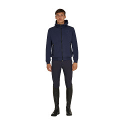 Herren-Kapuzenpullover mit verstellbarer Kapuze und Reißverschluss