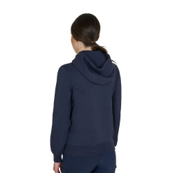 Damen-Hoodie mit verstellbarer Kapuze und Reißverschluss