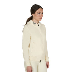 Damen-Hoodie mit verstellbarer Kapuze und Reißverschluss