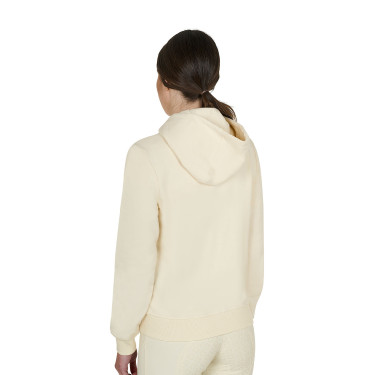 Damen-Hoodie mit verstellbarer Kapuze und Reißverschluss