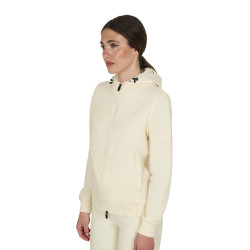 Damen-Hoodie mit verstellbarer Kapuze und Reißverschluss