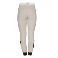 Damenreithose mit Vollgrip, hoher Bund, Logo aus Strass