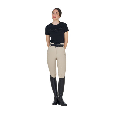 Damenhose mit hohem Bund Monogramm