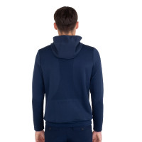 Herren-Technik-Hoodie mit Kapuze und Micro-Mesh-Einsätzen