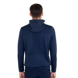 Herren-Technik-Hoodie mit Kapuze und Micro-Mesh-Einsätzen