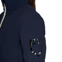 Unisex-Kinder-Softshell mit Logo auf dem Rücken