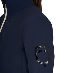 Unisex-Kinder-Softshell mit Logo auf dem Rücken