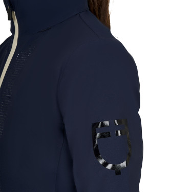 Unisex-Kinder-Softshell mit Logo auf dem Rücken