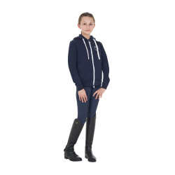 Kinder Unisex Hoodie mit Frontreißverschluss