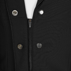 Unisex-Kinderturnierjacke mit Reißverschluss und Knöpfen