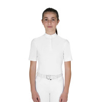 Mädchen Slim-Fit Turnierpolo mit Knöpfen