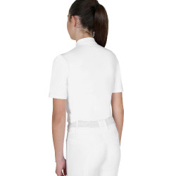 Mädchen Slim-Fit Turnierpolo mit Knöpfen
