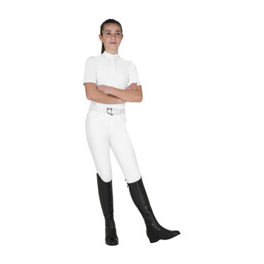 Mädchen Slim-Fit Turnierpolo mit Knöpfen