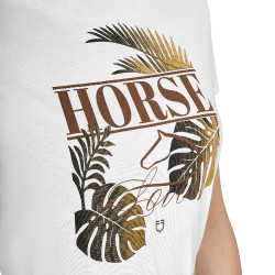 Damen-T-Shirt Horse Palm aus Baumwolle
