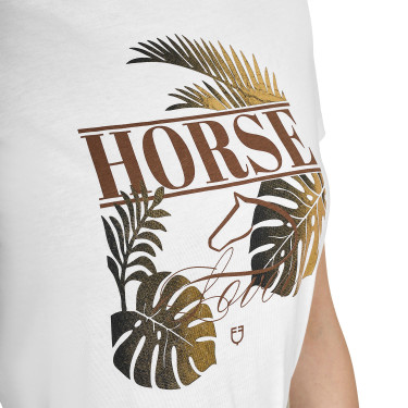 Damen-T-Shirt Horse Palm aus Baumwolle