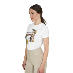 Damen-T-Shirt Horse Palm aus Baumwolle