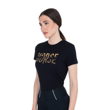 Damen-T-Shirt Horse Love aus Baumwolle