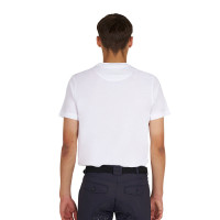 Basic Herren-T-Shirt mit Schriftzug auf der Brust