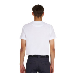 Basic Herren-T-Shirt mit Schriftzug auf der Brust