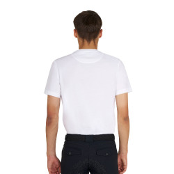 Basic-Herren-T-Shirt mit glänzendem Logo