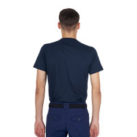 Basic-Herren-T-Shirt mit glänzendem Logo